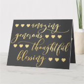 Hartelijk Bedankt! Bedankkaart (Voorkant)