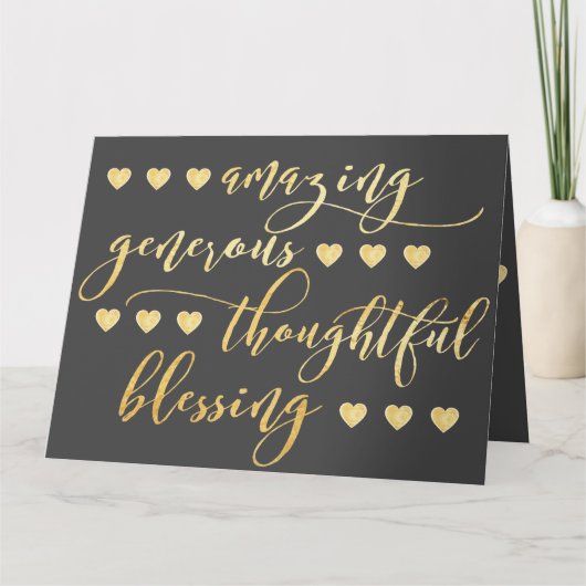 Hartelijk Bedankt! Bedankkaart (Voorkant)