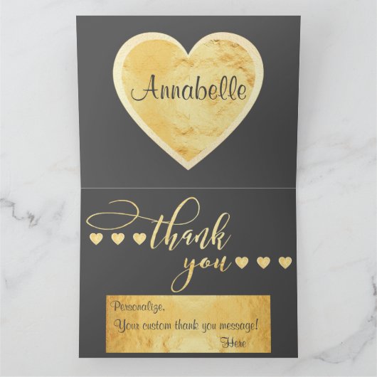 Hartelijk Bedankt! Bedankkaart (Binnen)