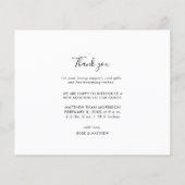 HARTELIJK BEDANKT | Bekendmaking van het letterscr (Achterkant)