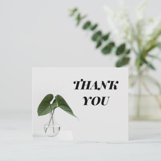 HARTELIJK BEDANKT BRIEFKAART (Staand voorkant)