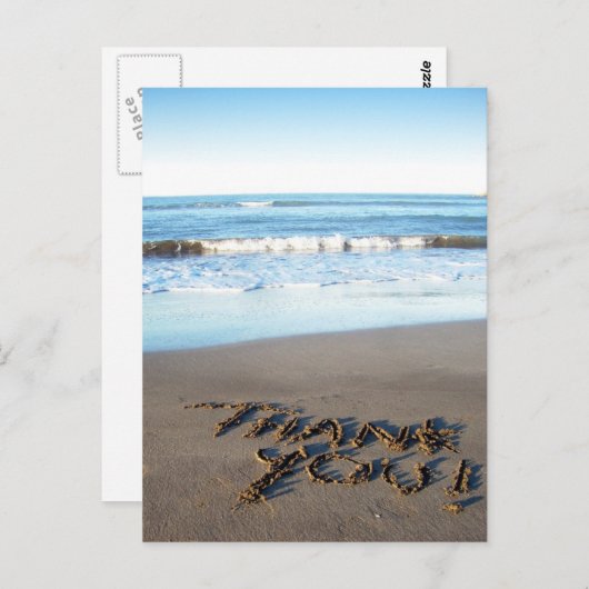 Hartelijk Bedankt Briefkaart (Voorkant / Achterkant)