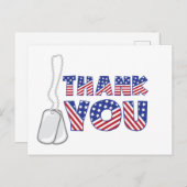 Hartelijk Bedankt Briefkaart (Voorkant / Achterkant)