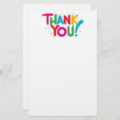 Hartelijk Bedankt! Briefpapier (Voorkant / Achterkant)