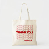 Hartelijk Bedankt! Een fijne dag! Tote Bag (Voorkant)