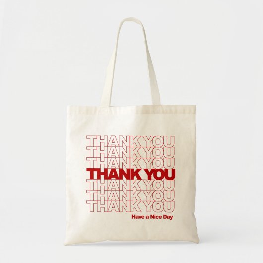 Hartelijk Bedankt! Een fijne dag! Tote Bag (Voorkant)