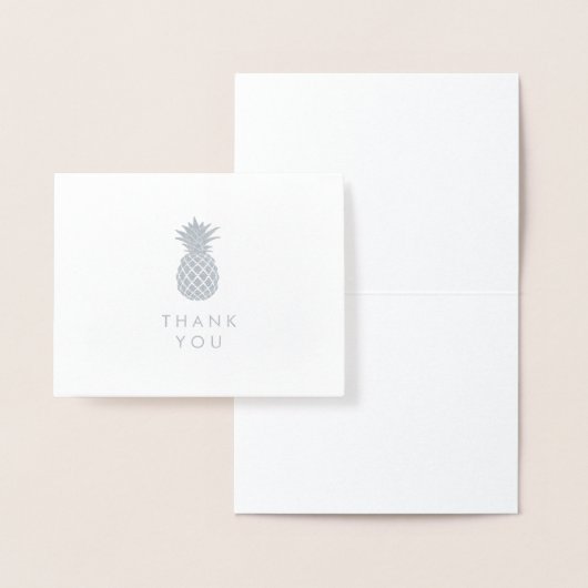 Hartelijk Bedankt | Eenvoudig zure ananas Folie Kaarten (Display)