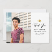 HARTELIJK BEDANKT | Eenvoudige kaart voor afstuder (Voorkant)