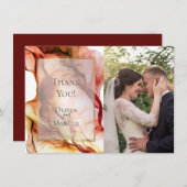 HARTELIJK BEDANKT | FOTO LIJST Herfstkleuren Abstr (Voorkant / Achterkant)