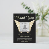 Hartelijk Bedankt | Fotogedenkteken toevoegen Briefkaart (Staand voorkant)