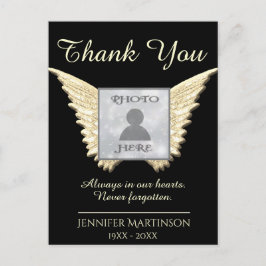 Hartelijk Bedankt | Fotogedenkteken toevoegen Briefkaart