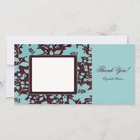 Hartelijk Bedankt! ~ Fotokaart / Pic invoegen Bedankkaart (Voorkant)