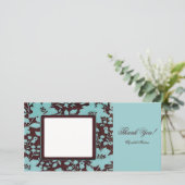 Hartelijk Bedankt! ~ Fotokaart / Pic invoegen Bedankkaart (Staand voorkant)