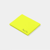 Hartelijk Bedankt | Geel Post-it® Notes (Schuin)