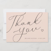 HARTELIJK BEDANKT | Gepersonaliseerde dubbelzijdig (Voorkant)