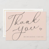 HARTELIJK BEDANKT | Gepersonaliseerde dubbelzijdig (Voorkant / Achterkant)