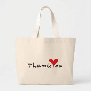 Hartelijk Bedankt Grote Tote Bag