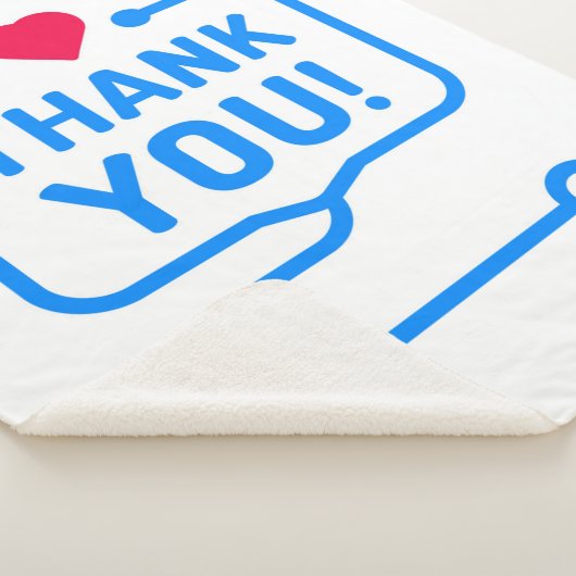 Hartelijk Bedankt | Hartstethoscoop Sherpa Deken (3/4)