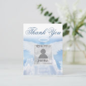 Hartelijk Bedankt |Heavenly Memorial Briefkaart (Staand voorkant)