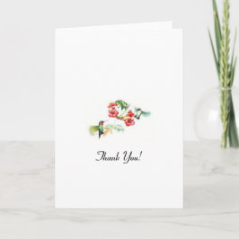 Hartelijk Bedankt! - Hummingbird Bedankkaart