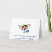 Hartelijk Bedankt! Je bent een engel! Bedankkaart (Achterkant)