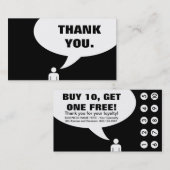 hartelijk bedankt. (klantenloyaliteit) klantenkaartje (Voorkant / Achterkant)