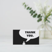hartelijk bedankt. (klantenloyaliteit) klantenkaartje (Staand voorkant)