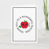 Hartelijk Bedankt | Leerlingenwaardering Kaart (Voorkant)