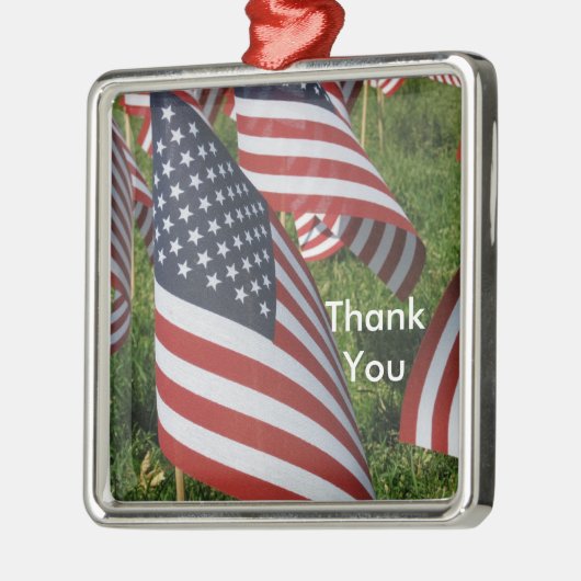 Hartelijk Bedankt Metalen Ornament (Links)