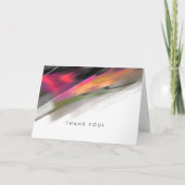 Hartelijk Bedankt. Moderne abstracte Wenskaarten Bedankkaart (Voorkant)