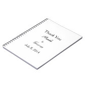 Hartelijk Bedankt Notitieboek (Linkerzijde)