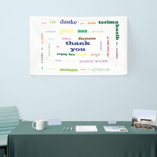 Hartelijk Bedankt Spandoek (Beurs)