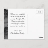 Hartelijk Bedankt | Sympathie | Levensboom Briefkaart (Achterkant)