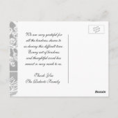 Hartelijk Bedankt | Sympathie | Life Silver-boom Briefkaart (Achterkant)