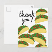 HARTELIJK BEDANKT! Taco Avalanche Delicious Briefkaart (Voorkant / Achterkant)