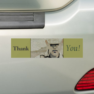 Hartelijk Bedankt! - Veteran Bumpersticker