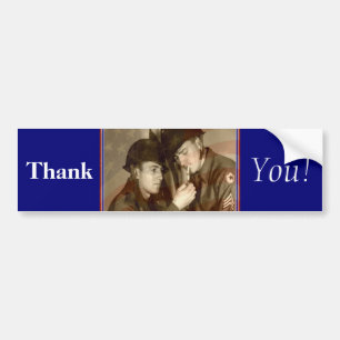 Hartelijk Bedankt! - Veteran Bumpersticker