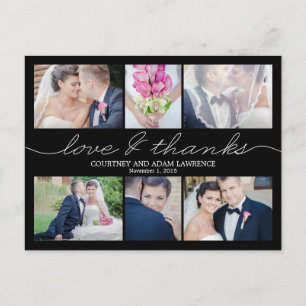 Hartelijk bedankt voor het liefdevol schrijven van briefkaart