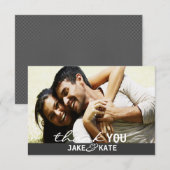 Hartelijk Bedankt | Wij Notitiekaartje (Voorkant / Achterkant)