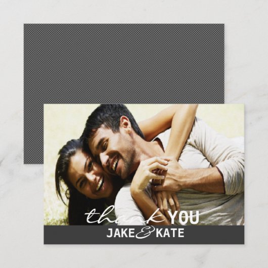 Hartelijk Bedankt | Wij Notitiekaartje (Voorkant / Achterkant)