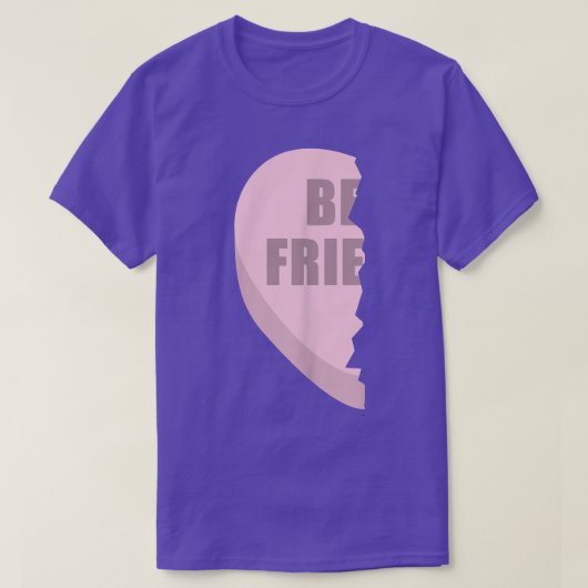 Hartelijk beste vriend T'sMatching BFF-outfits T - T-shirt (Design voorkant)