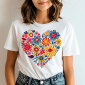 Hartelijk bloesem t-shirt