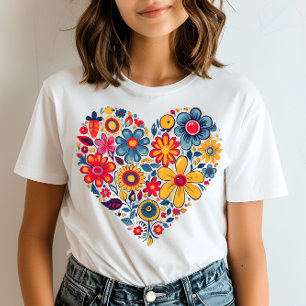 Hartelijk bloesem t-shirt