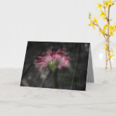 Hartelijk condoleance ! kaart (Gele Bloem)