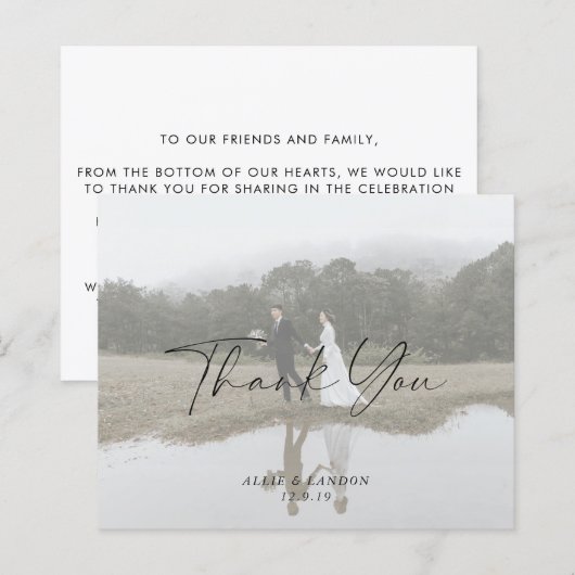 Hartelijk dank (Voorkant / Achterkant)