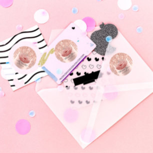 Hartelijk dank, 16e Bridal Roos Glossy Lips Ronde Sticker