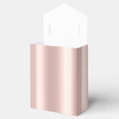 Hartelijk dank, 16e Bridal Roos Gold Pink Slank Ch Bedankdoosjes (Geopend)