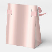 Hartelijk dank, 16e Bridal Roos Gold Pink Slank Ch Bedankdoosjes (Achterkant)