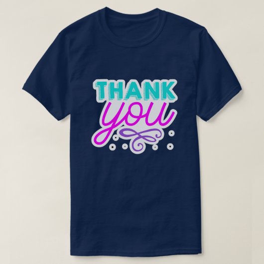 Hartelijk dank 1 t-shirt (Design voorkant)