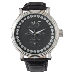 Hartelijk dank 25e Jubileum 2021 - Werk door medew Horloge